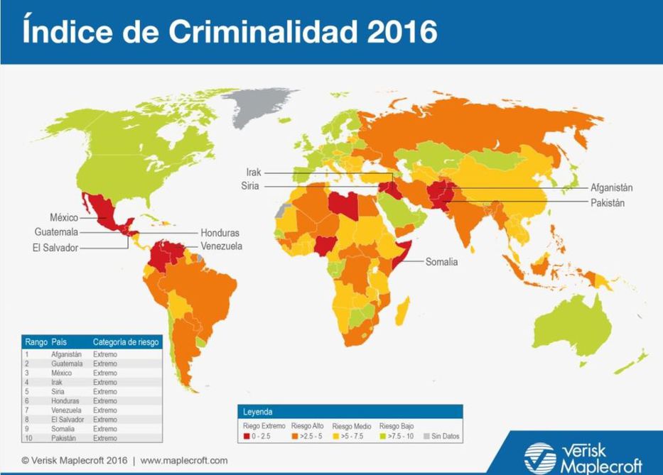 Uruguay Y Chile Son Los únicos Países Sudamericanos Donde Riesgo De Violencia Criminal Es Mínimo 0144