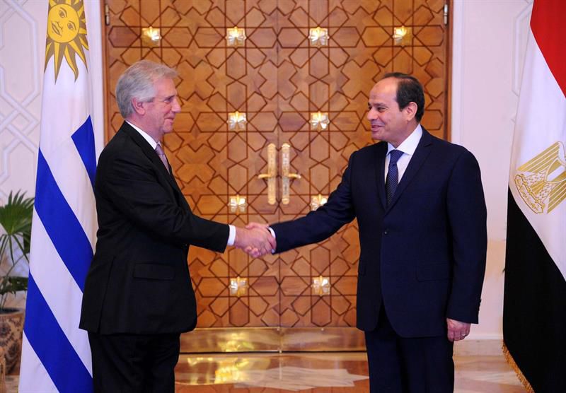Arriba a Egipto presidente uruguayo