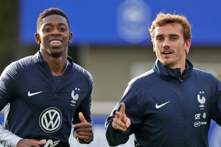 Antoine Griezmann Y Ousmane Demb L A Puro Reggaet N Qu Alegr A Estar