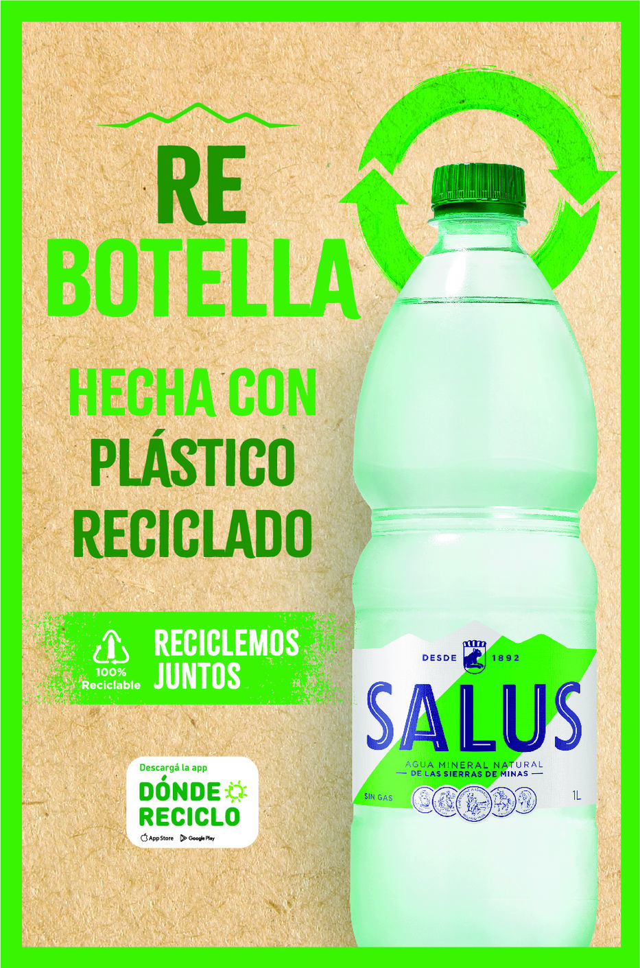 Salus Lanza Re Botella Y Reafirma Su Compromiso Con El Cuidado Del