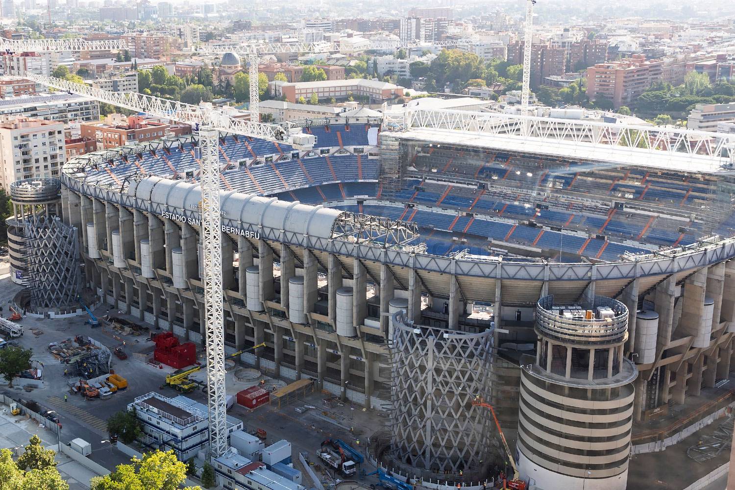 Сантьяго Бернабеу стадион реконструкция