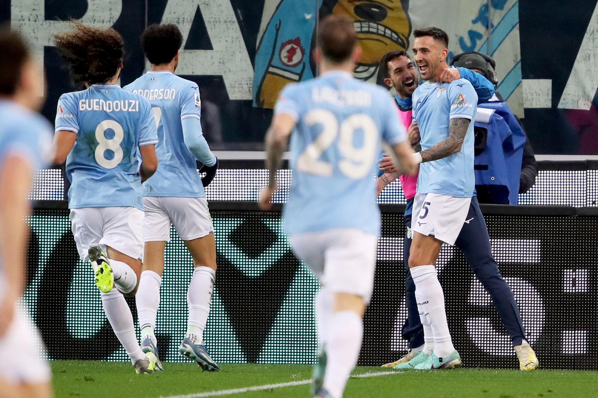 Italia: Matías Vecino anotó en la victoria de Lazio frente al Udinese como visitante