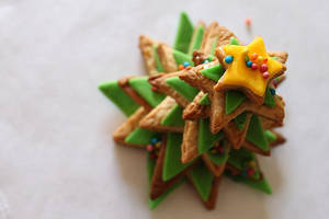 Árbol de navidad de galletitas