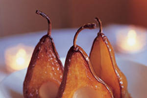 Peras caramelizadas