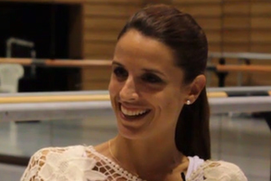Con faldas: María Riccetto