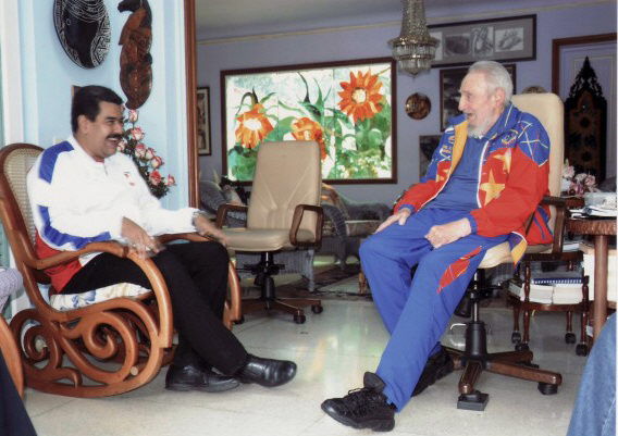 Maduro visitó a Fidel castro en La Habana