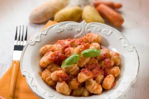 Ñoquis de zanahoria sin huevo