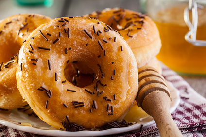 Rosquitas americanas, donas o doughnuts . 