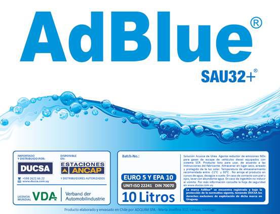 AdBlue ® 10 Litros – Adquim