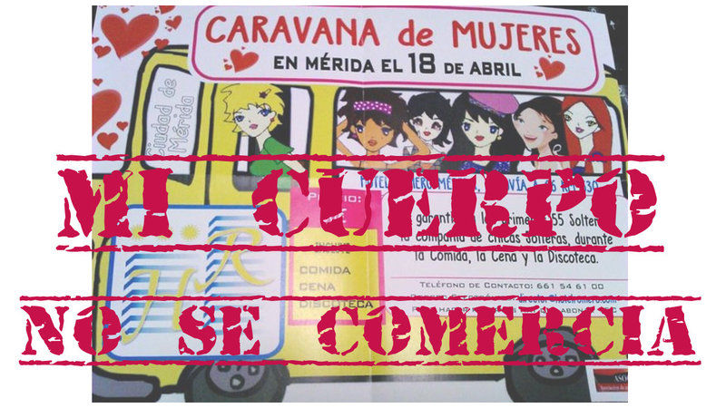 Caravana de mujeres despierta pol mica en Espa a por su car cter