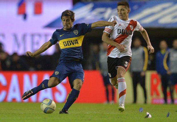 Marcelo Meli en Boca Juniors. Foto: Juan Roncoroni / EFE
