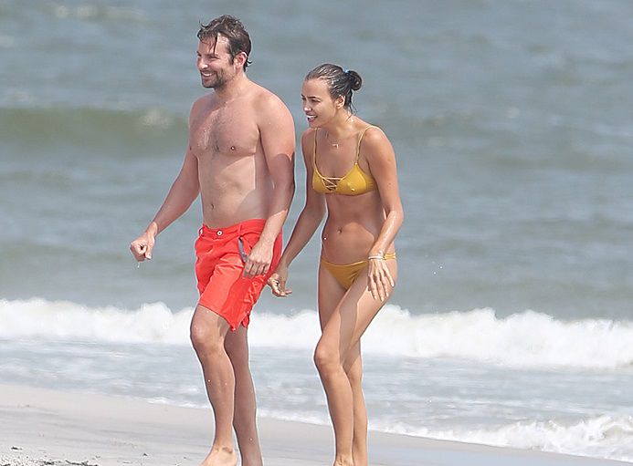 Bradley Cooper e Irina Shayk disfrutaron de las bellas playas de Nueva Jersey