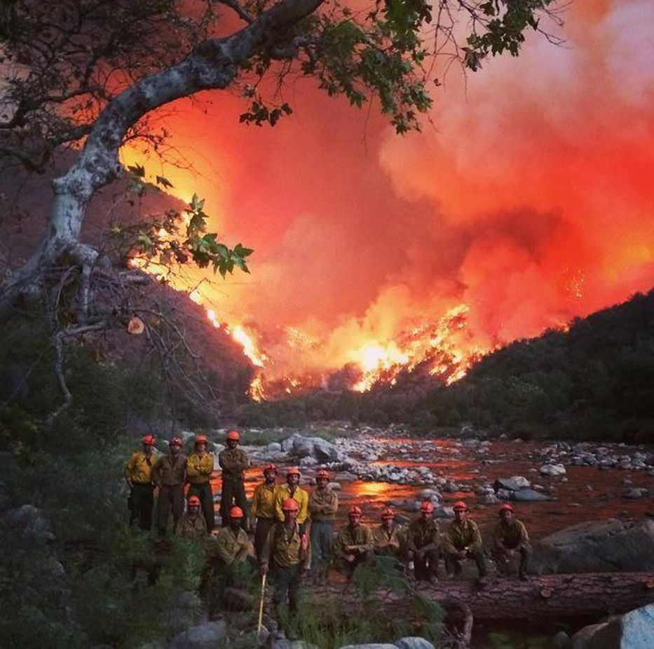 Los incendios de California amenazan las secuoyas gigantes