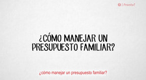 PRONTO!: Plan Familiar