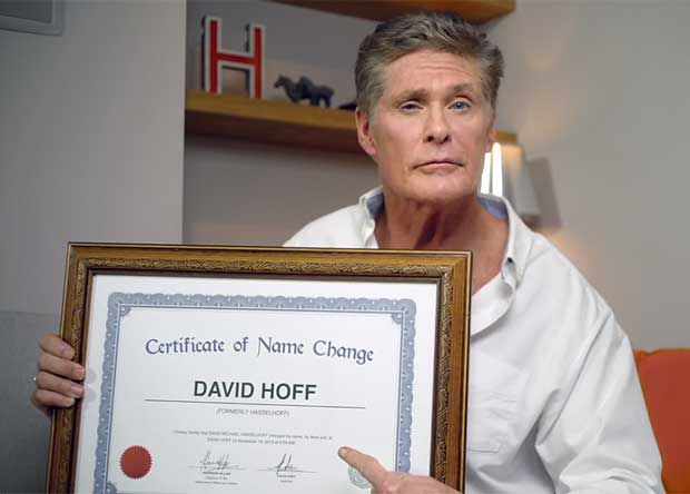 Don't hassel the Hoff