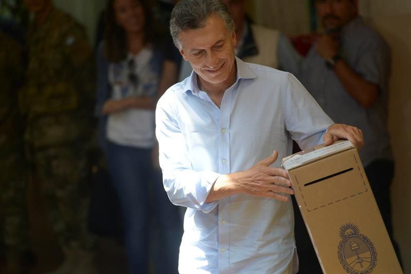 Elecciones Argentina | ''Estoy feliz, pero tranquilo'', afirmó Macri tras haber votado