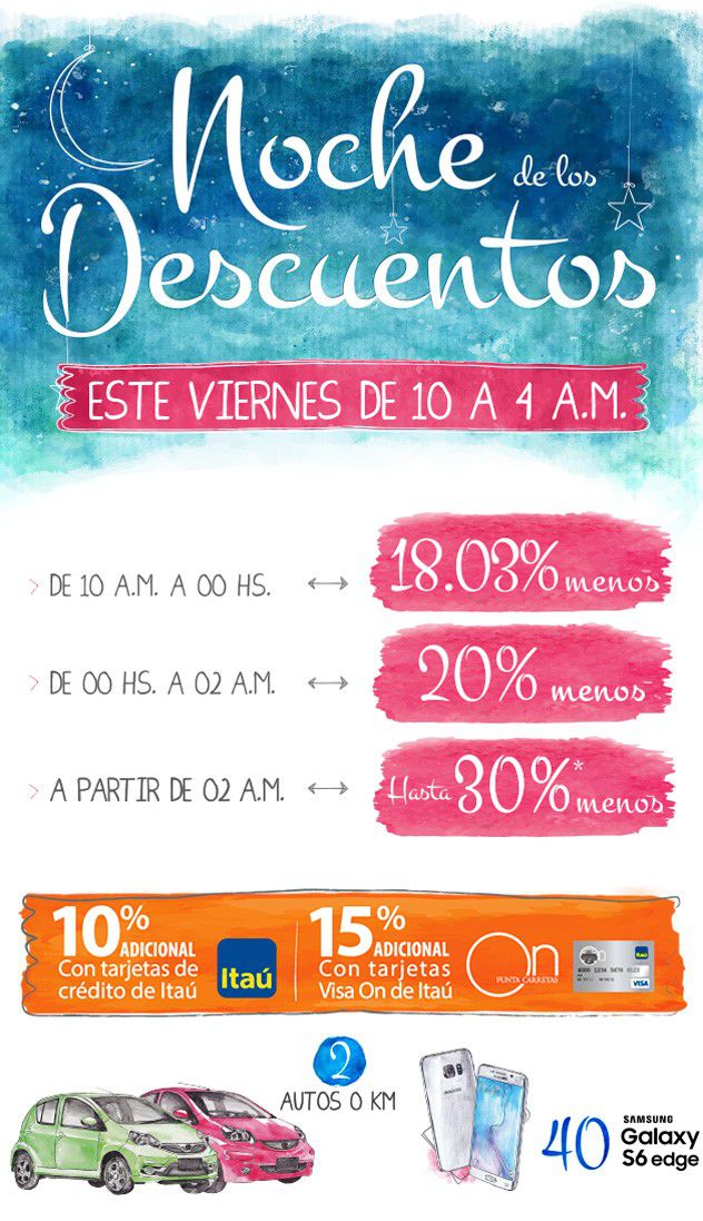 Noche de descuentos