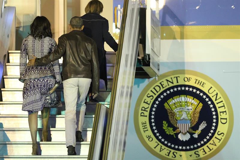 Obama regresó a EE.UU. tras su viaje a Cuba y Argentina