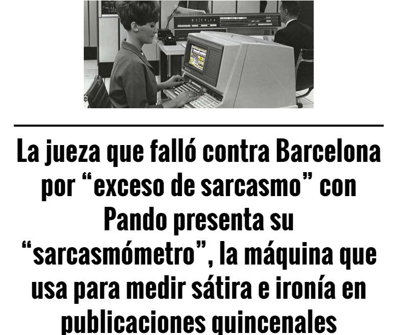 Con el satirómetro en la mano