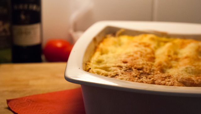 Polenta rellena