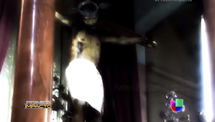 Polémica en México por video de estatua de Cristo que abre los ojos