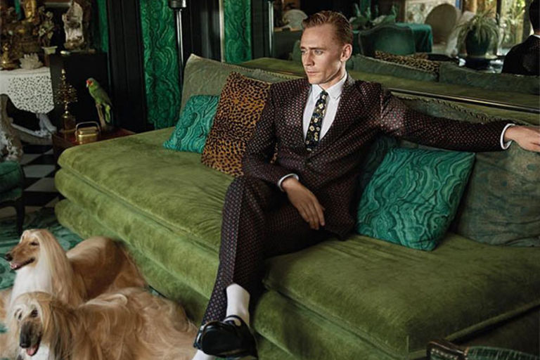 Tom Hiddleston es la imagen de la nueva campaña de trajes de Gucci