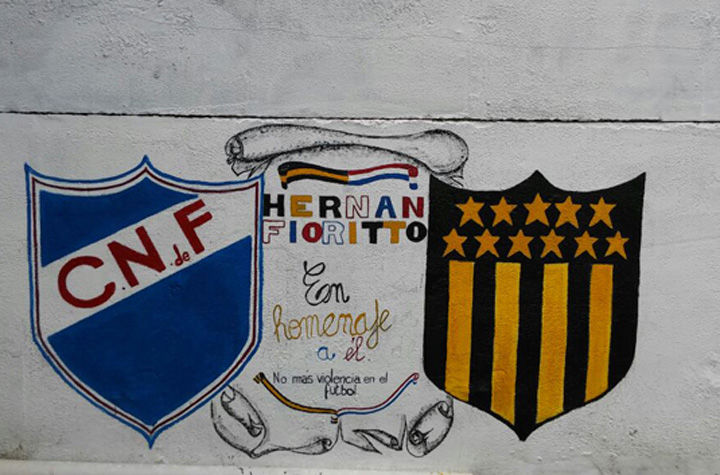 Reclusos del CNR descubrieron un mural en memoria de Hernán Fioritto