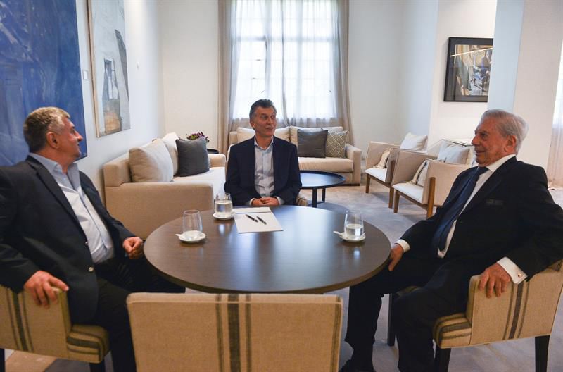 Mauricio Macri y Mario Vargas Llosa mantuvieron un encuentro en Buenos Aires