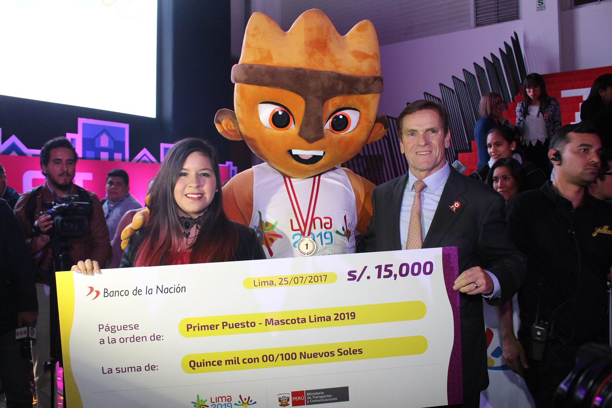 Presentaron a Milco, la mascota de los Juegos Panamericanos de Lima 2019