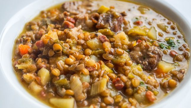 Guiso de lentejas