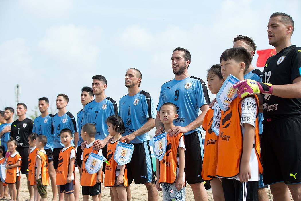 Fútbol Playa: Uruguay campeón en cuadrangular amistoso disputado