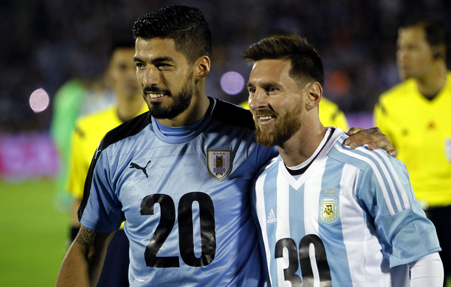2030: Luis Suárez y Lionel Messi se fotografiaron promoviendo el Mundial  rioplatense