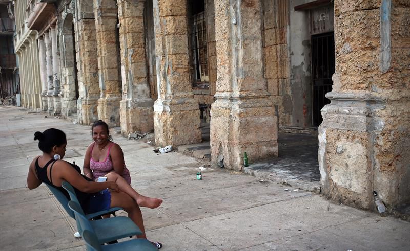 Llegando a las casas