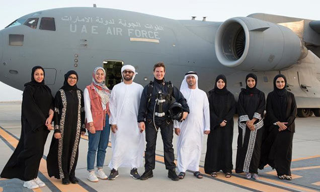 Resultado de imagen para Tom Cruise estÃ¡ en Abu Dabi en el rodaje de la Ãºltima pelÃ­cula de 'MisiÃ³n Imposible'