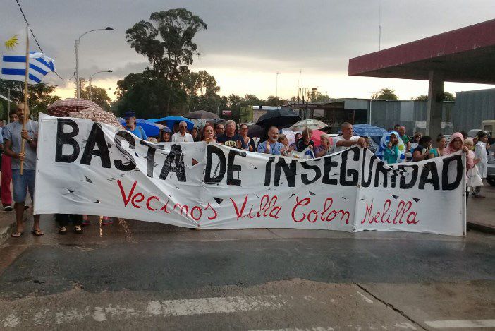 Vecinos de Melilla y Colón marcharon en reclamo de mayor seguridad