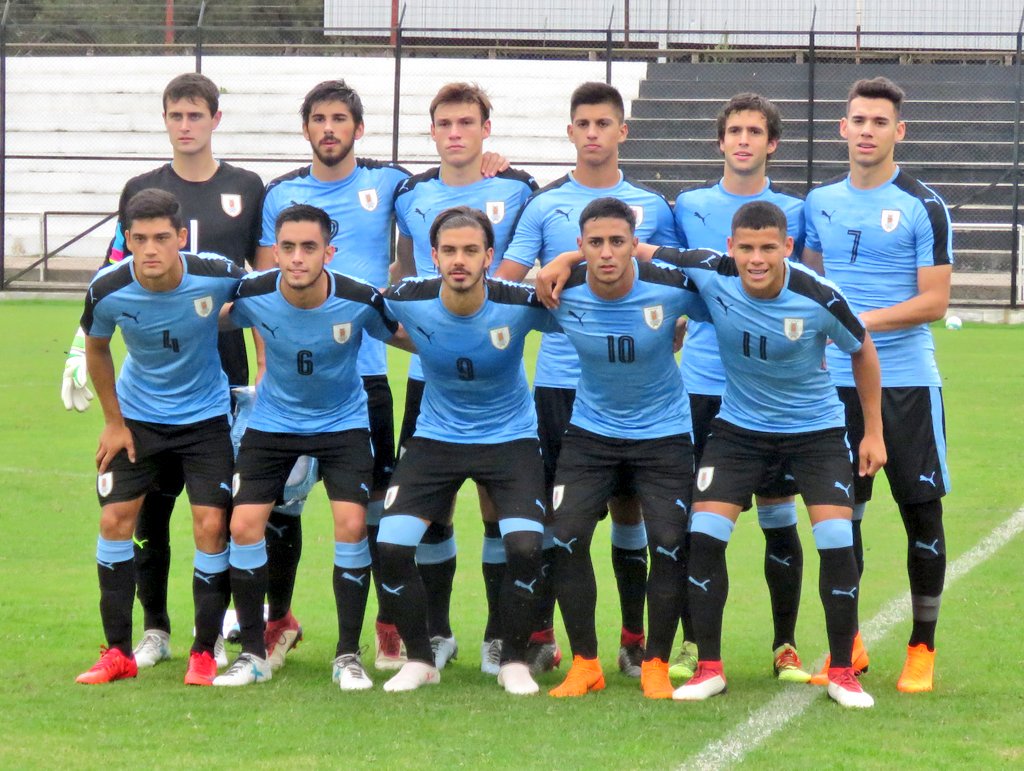 Selección Sub 20 Uruguay derrotó a Colombia 20 en un amistoso jugado