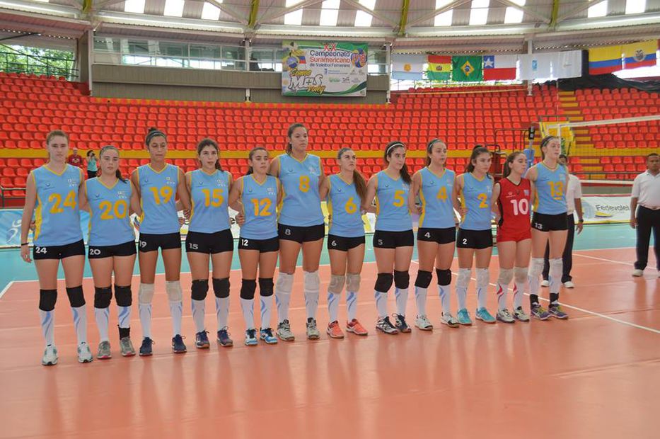 Voleibol Selección sub18 femenina fue sexta en el Sudamericano de