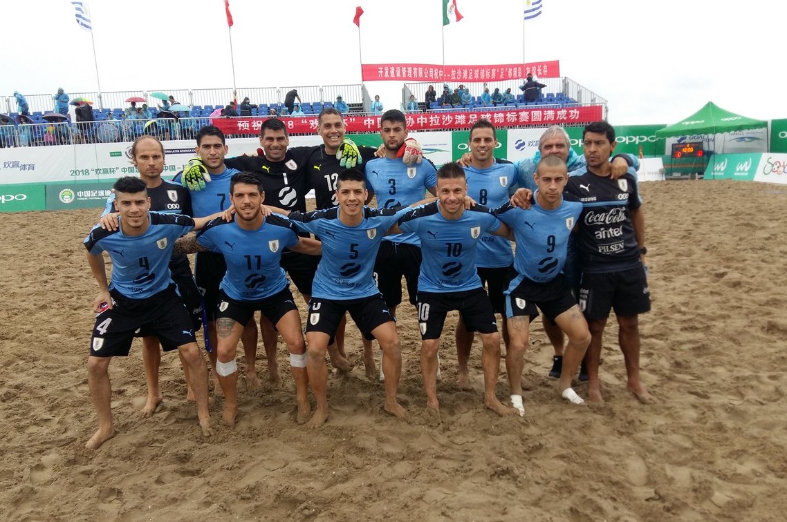 Fútbol Playa: Uruguay campeón en cuadrangular amistoso disputado