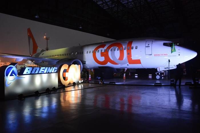 GOL presentó el nuevo avión Boeing 737 MAX 8