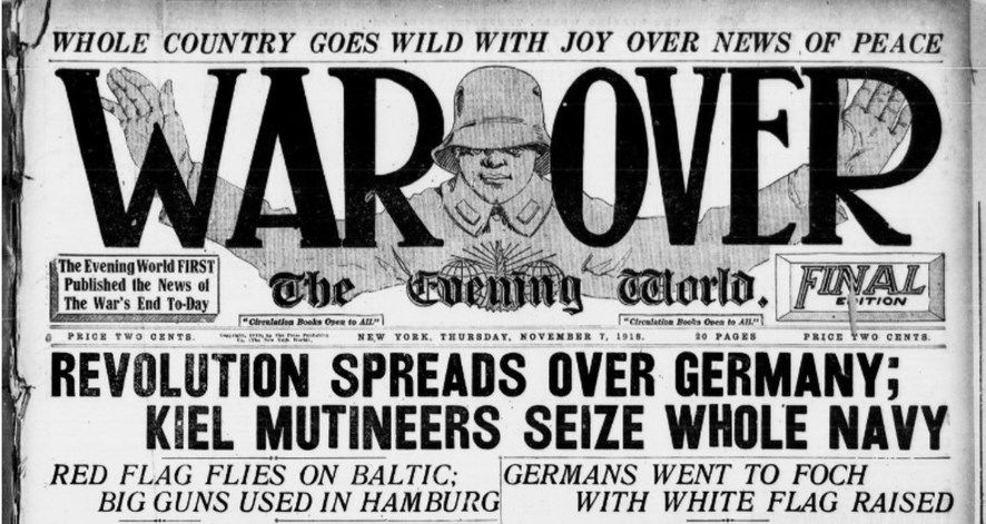 Noviembre hace un siglo: los últimos días de la guerra y el alivio del armisticio