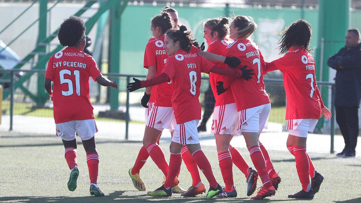 Benfica women division riot portuguese league running second website