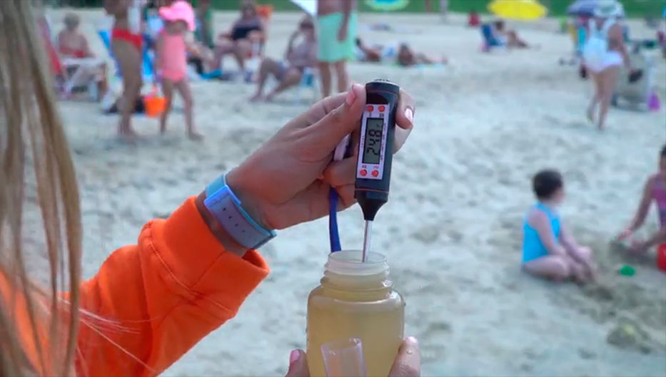 Tirate que hay agüita