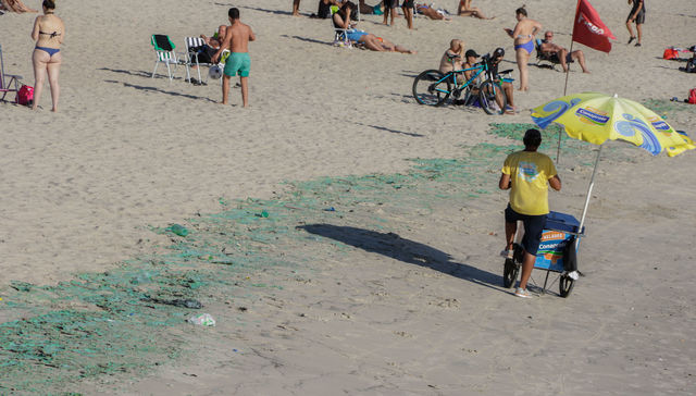Agua verde y no del Caribe