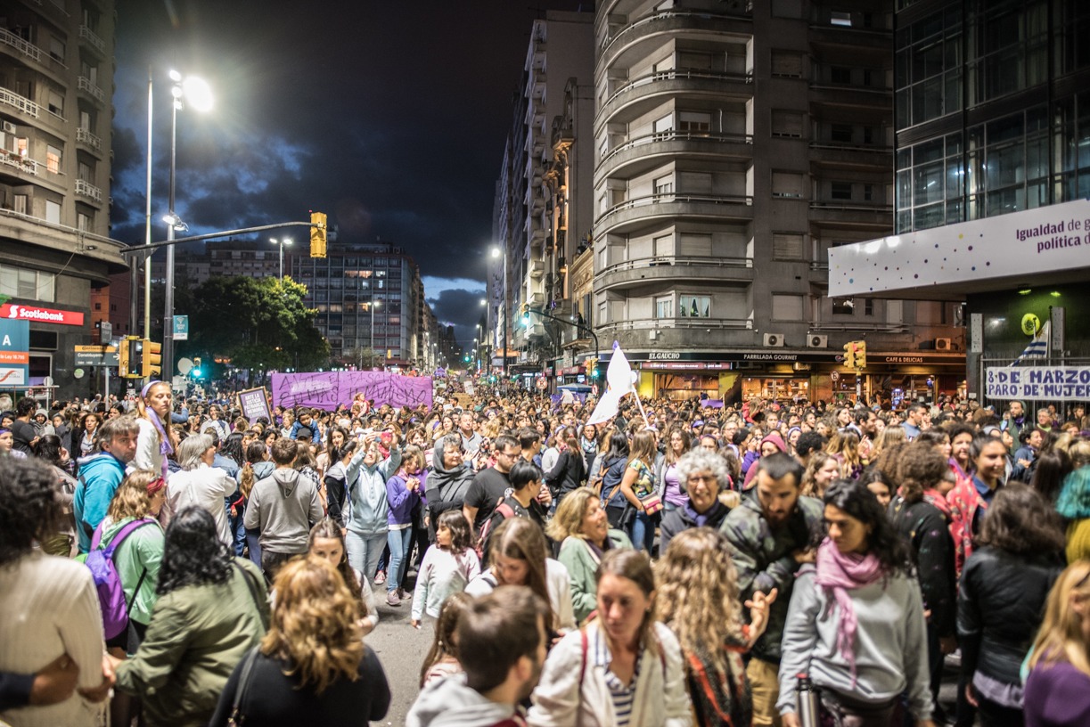 Miles de uruguayas participaron este año en la marcha del 8 de marzo