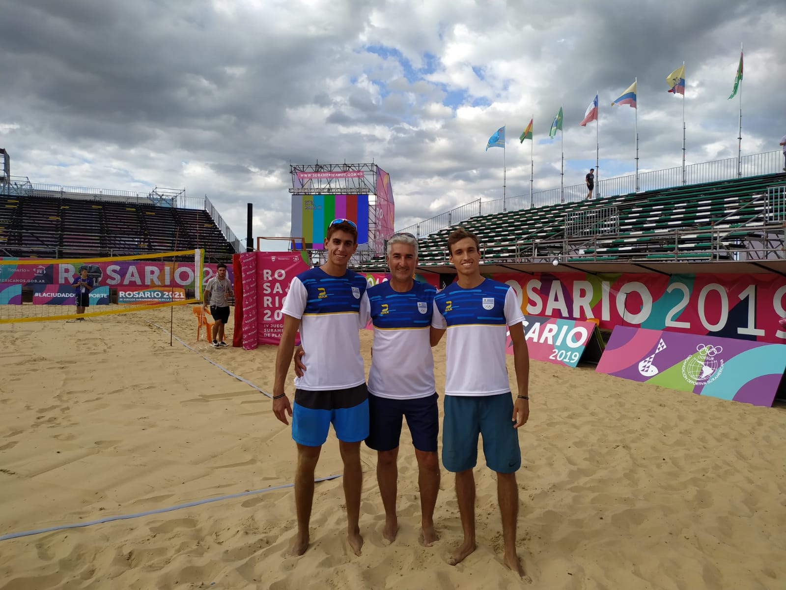 Comienzan los Juegos Sudamericanos de Playa con Vieyto como abanderado