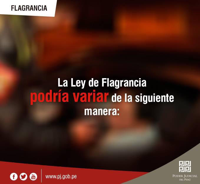 Ley Flagrancia Perú