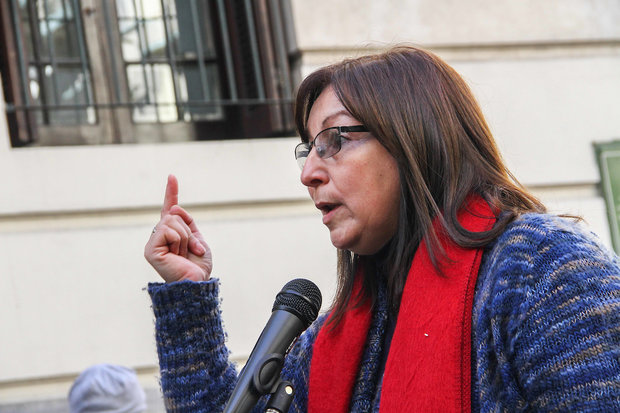 Elbia Pereira fue reelecta como secretaria general del sindicato de maestros