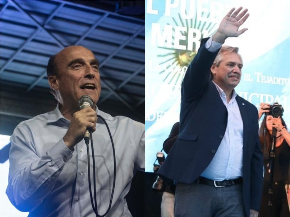 Daniel Martínez recibió a Alberto Fernández, quien dijo tener “coincidencias” con su par