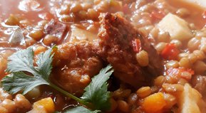 Guiso de lentejas y chorizo
