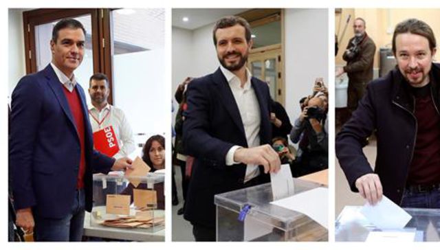 No de nuevo, decía